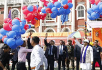 tripura chief minister inaugurates all india police soccer tournament